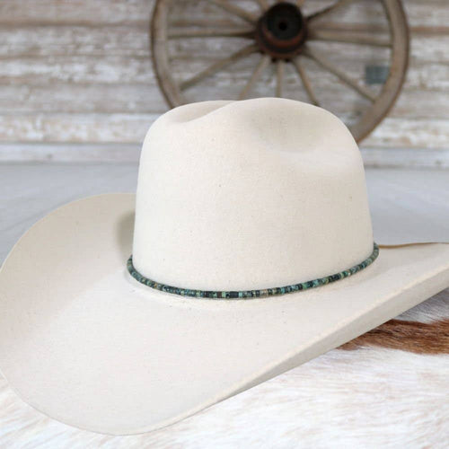 African Turquoise Stone Hat Band