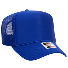 Load image into Gallery viewer, Otto 5-Panel High Crown Foam Trucker Hats, Mesh Back Cap - 39-165
