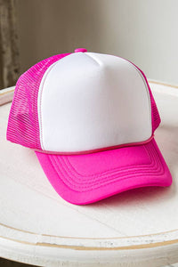 SUMMER TWO TONE TRUCKER HAT