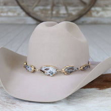 Load image into Gallery viewer, Geode Slice Beige Hat Band – Shiloh