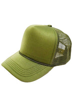 Load image into Gallery viewer, Solid Color Foam Sponge Mesh Trucker Hat