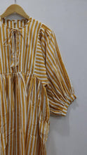Load image into Gallery viewer, Summer Midi Dress Tiger Print Mini Dress Long Block Printed