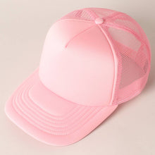 Load image into Gallery viewer, Solid Color Foam Mesh Back Trucker Hat