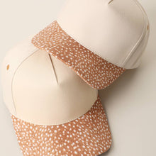 Load image into Gallery viewer, Deer Spot Print Brim Two-Tone Trucker Hat