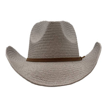 Load image into Gallery viewer, New Western Curled Straw Hat - Style Avery