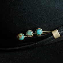 Load image into Gallery viewer, Hyalite Hat Pin // Turquoise // 3.5"
