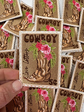 Load image into Gallery viewer, Love Letters Boot Stamp patch, cowboy, cowgirl, boot patch