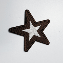 Load image into Gallery viewer, 2" Star in Brown -  Embroidered Hat Patch