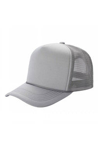 Solid Color Foam Sponge Mesh Trucker Hat