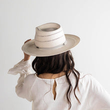 Load image into Gallery viewer, Arlo Honey Straw Teardrop Fedora