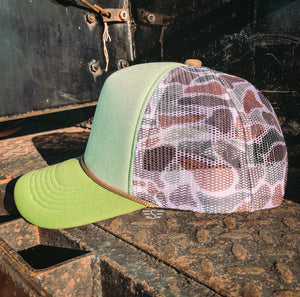 Duck Camo Mesh Back Foam Trucker Cap