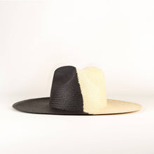 Load image into Gallery viewer, Sombra Black - Deluxe Two Tone, Resort Style Panama Hat