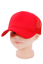 Load image into Gallery viewer, Kids Five Panel Sponge Padded Trucker Hat