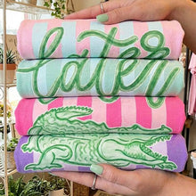 Load image into Gallery viewer, Preppy Later Gator DTF Heat Transfer