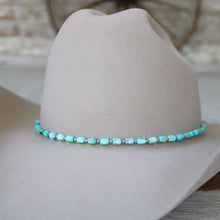Load image into Gallery viewer, Chunky Turquoise Stone Hat Band - West