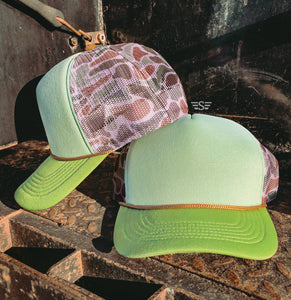 Duck Camo Mesh Back Foam Trucker Cap