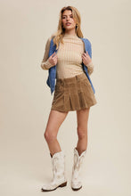 Load image into Gallery viewer, Semi Sheer Textured Lace Long-Sleeve Layering Top LT1424
