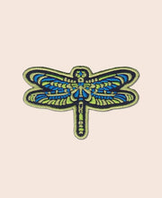 Load image into Gallery viewer, Dragonfly Iron-On Patch - Embroidered Patches