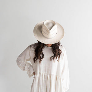 Arlo Honey Straw Teardrop Fedora