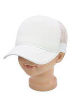 Load image into Gallery viewer, Kids Five Panel Sponge Padded Trucker Hat