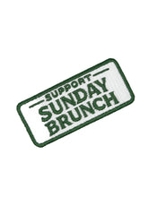 Load image into Gallery viewer, Support Sunday Brunch Embroidered Patch Funny Brunch Quote