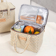 Load image into Gallery viewer, HANDBAG LARGE CAPACITY CANVAS INSULATED BAG_CWAB1722