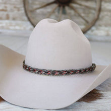 Load image into Gallery viewer, Horsehair Red Braided Hat Band - Boone