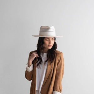 Arlo Honey Straw Teardrop Fedora