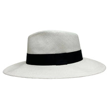 Load image into Gallery viewer, Medellin - White Panama Fedora Hat