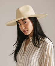 Load image into Gallery viewer, Faye Wide Fedora Straw Hat