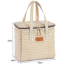 Load image into Gallery viewer, HANDBAG LARGE CAPACITY CANVAS INSULATED BAG_CWAB1722