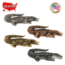 Load image into Gallery viewer, Alligator Reptile Pewter Lapel Pin Brooch, A070