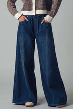 Load image into Gallery viewer, Relaxed Wide Leg Drawstring Western Pants