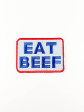 Load image into Gallery viewer, Eat Beef Embroidered Iron On Patch Patch Local Trucker Food