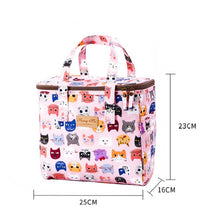 Load image into Gallery viewer, WATERPROOF CANVAS PORTABLE INSULATION BAG BENTO BAG_CWAB1720
