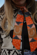 Load image into Gallery viewer, Frontier Bound Quilted Patchwork Silk Twilly