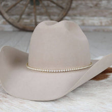 Load image into Gallery viewer, 14K Tennis Chain Rhinestone Hat Band – The Dolly