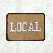 Load image into Gallery viewer, LOCAL Brown Embroidery Iron On Patch