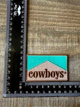 Load image into Gallery viewer, Cowboys Teal, Western patch, Country patch, boots patch