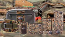 Load image into Gallery viewer, Mallard Men's Secretary Old School Camo Leather Wallet.
