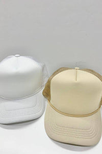 SUMMER SOLID COLOR TRUCKER HAT