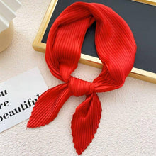 Load image into Gallery viewer, Olid Pleated Satin Neck Scarf  AS-663
