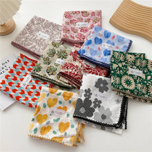 Load image into Gallery viewer, Cotton Linen Square Scarf for Women’s Neck Wrap_CWMS0672