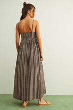 Load image into Gallery viewer, D4621   STRIPE PATTERN LONG DRESS