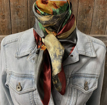 Load image into Gallery viewer, “35x35” Painted Sunflower wild rag