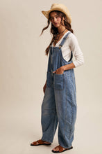 Load image into Gallery viewer, Western Wide-Leg Denim Overalls LRP0336