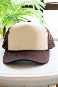 SUMMER TWO TONE TRUCKER HAT