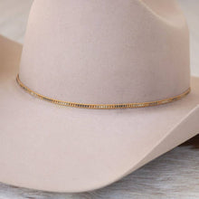Load image into Gallery viewer, Thin Metallic Beaded Hat Band