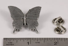 Load image into Gallery viewer, Tiger Swallowtail Butterfly Insect Pewter Lapel Pin Brooch