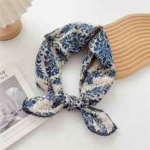 Load image into Gallery viewer, Cotton Linen Square Scarf for Women’s Neck Wrap_CWMS0672